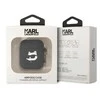 AirPods 1/2 dangtelis juodas/juodas Silikoninis Choupette Head 3D