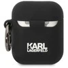 AirPods 1/2 dangtelis juodas/juodas Silikoninis Choupette Head 3D