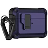Airpods 4 Pro šarvuotas dėklas su karabinu - Violetinė