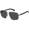 Akiniai DAVID BECKHAM DB-7102-S-85K. Akiniai przeciwsłoneczne, Kolor pilka. Mężczyzna.