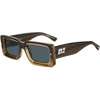 Akiniai DSQUARED2 D2-0142-S-9EN. Akiniai przeciwsłoneczne, Kolor ruda. Mężczyzna.