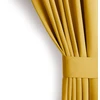 Aksominė užuolaida su kilpomis AmeliaHome 140 × 230 cm, garstyčių