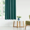 Aksominė užuolaida su kilpomis Vila AmeliaHome 200 × 175 cm, tamsiai žalia