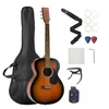 VEVOR Drednoto akustinė gitara su priedais, 40 cm