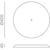 Akustinis gaubtas, skirtas šviestuvui CORVUS, juodas, K0013040N