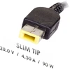Akyga Square AK-ND-29 kintamosios srovės adapteris IBM, Lenovo nešiojamiesiems kompiuteriams (20V; 4,5A; 90W; Slim Tip, kvadratinė geltona jungtis)