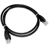 Alantec KKU5CZA1 networking cable Juodas 0.25 m Cat5e U/UTP (UTP)