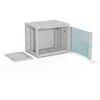 a-lan ALANTEC 19" 9U 600x450 sieninė spintelė, pilka