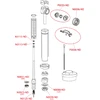 Alca plast A18-1/2", apakšējais uzpildes mehānisms ALCADRAIN, 1/2", metāla vītne