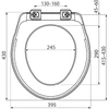 Alcadrain Alca plast A6551 BASIC, dangtis baltas