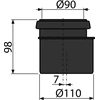 Alca plast perėjimas Alcadrain M907, DN90/110