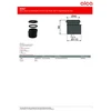 Alca plast perėjimas Alcadrain M907, DN90/110
