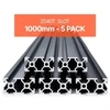 Vevor 5 vnt. 1000 mm T Slot 2040 anodizuotas aliuminis profilis