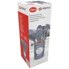 Alpina - Set of silicone kitchen utensils with a stand, 12 pieces