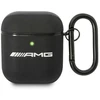 AMG AMA2SLWK AirPods dėklas juodas/juodas Oda