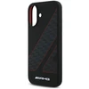 Mercedes AMG AMHMP16S2SCFR Apple iPhone 16 6,1″ juodos spalvos kietas dėklas Checkered Flag Pattern MagSafe