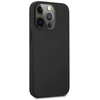 Mercedes AMG AMHCP13LDOLBK Apple iPhone 13 Pro / 13 6,1″ juodos spalvos kietas dėklas Leather Hot Stamped