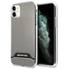 Mercedes AMG AMHCN61TCBW Apple iPhone 11 6,1″ skaidrus kietas dėklas Electroplate juodos spalvos&baltos spalvos