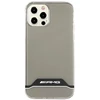 Mercedes Benz Apple iPhone 12 / 12 Pro Mercedes AMG dėklas Electroplate Juodas&Baltas (AMHCP12MTCBW) skaidrus
