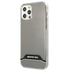 Mercedes Benz Apple iPhone 12 / 12 Pro Mercedes AMG dėklas Electroplate Juodas&Baltas (AMHCP12MTCBW) skaidrus