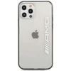 Mercedes AMG AMHCP12LAESLBK Apple iPhone 12 Pro Max skaidrus kietas dėklas Metallic Painted