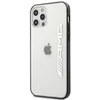 Mercedes AMG AMHCP12LAESLBK Apple iPhone 12 Pro Max skaidrus kietas dėklas Metallic Painted