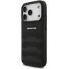 AMG odinis dėklas su reljefiniais linijiniais logotipais iPhone 17 Pro – Juodas