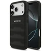 AMG odinis dėklas su reljefiniais linijiniais logotipais iPhone 17 Pro – Juodas
