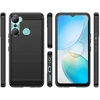 Anglies pluošto dėklas, skirtas Infinix Hot 12 Pro, lankstus silikoninis, juodas