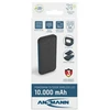 Ansmann PB212W ličio polimerų (LiPo) 10000 mAh išorinė baterija, juoda, mėlyna