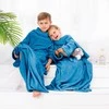 DecoKing Antklodė vaikams, tamsiai mėlyna (90×105 cm) — LAZYKIDS INDIGO