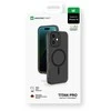 Apsauginis juodas iPhone 16 dėklas su magnetiniu žiedu AmazingThing