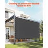 VEVOR 90% saulės uždanga 10 x 10 ft sodo kiemui (juoda)