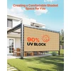 VEVOR Saulės uždanga privatumo išlaikymui 3.66 x 6.1 m