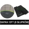 Apsauginis tinklas sodo batutui SkyRamiz 366 cm/12FT, juodas