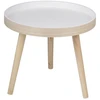 Articasa Arti Casa - Round Coffee Table for Living Room 40x36 cm (Baltas / Wood)