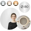 Apvalus LED vonios veidrodis 80 cm su 3 šviesos spalvomis ModernHome