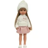 Arias lėlė mergaitė Carlota pūkuotu megztiniu, 36 cm