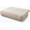 ARVETO kreminės spalvos šenilinė moderni sofa su miegojimo funkcija