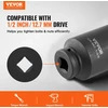 VEVOR Ašies stebulės galvučių rinkinys 1/2" 8 vnt
