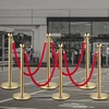 VEVOR Nerūdijančio plieno apsauginiai stulpai su raudonomis juostomis