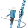 Hama Reflected USB-A - Lightning 1,5 m mėlyna
