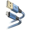 Hama Reflected USB-A - Lightning 1,5 m mėlyna