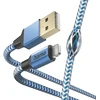 Hama Reflected USB-A - Lightning 1,5 m mėlyna