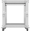 LANBERG OPEN RACK 19" 12U 600X600-1100 ADJUSTABLE Pilkas