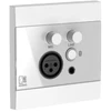 AUDAC WP225/W sieninis skydelis, XLR mikrofonas + 3,5 mm jungtis + „Bluetooth“, baltas