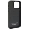 Audi Carbon Fiber Stripe Apple iPhone 14 Pro 6.1″ juodos spalvos kietas dėklas AUS-TPUPCIP14P-R8/D1-BK