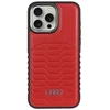 Audi Synthetic Leather MagSafe Apple iPhone 14 Pro Max 6.7″ red kietas dėklas AU-TPUPCMIP14PM-GT/D3-RD