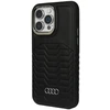 Audi Synthetic Leather MagSafe Apple iPhone 15 Pro Max 6.7″ juodos spalvos kietas dėklas AU-TPUPCMIP15PM-GT/D3-BK