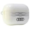 Audi IML Geometric Pattern AirPods Pro 2 dėklas baltos spalvos AU-IMLAPP2-A6/D3-WE
